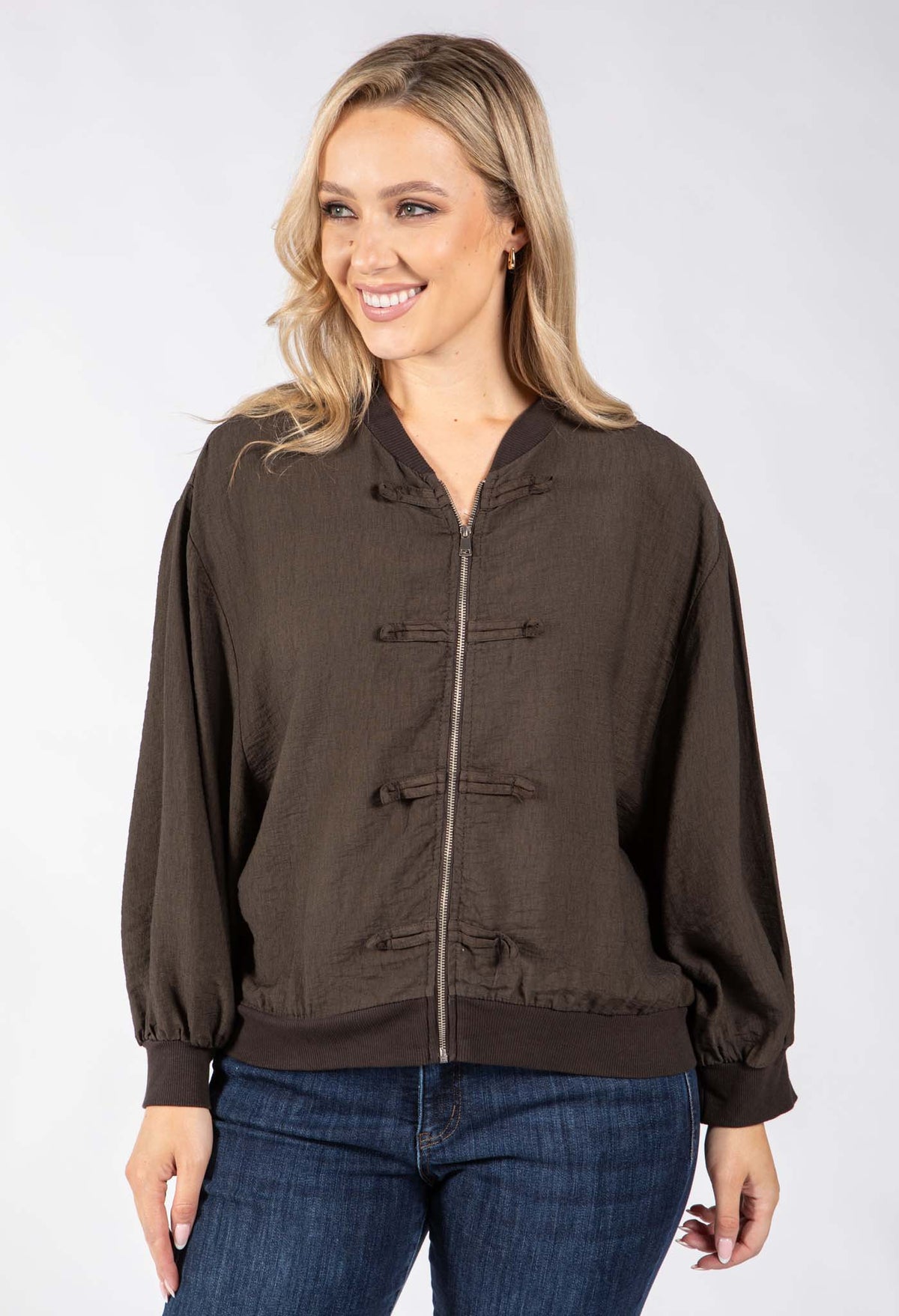 Oriental Style Bomber Jacket