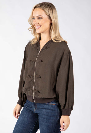 Oriental Style Bomber Jacket