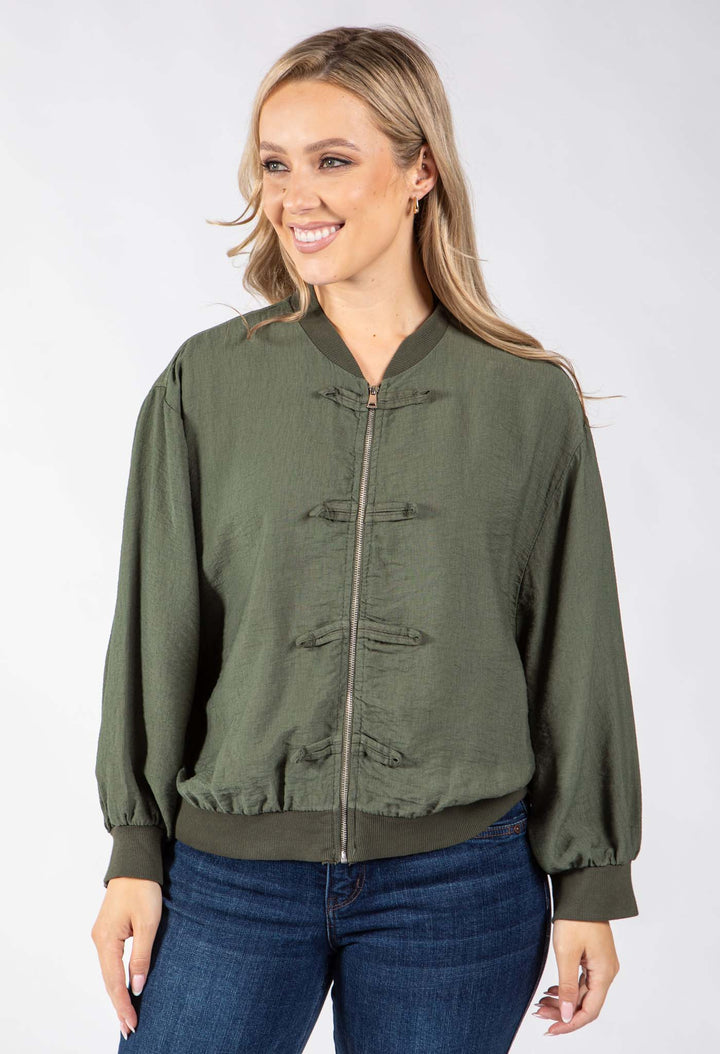 Oriental Style Bomber Jacket