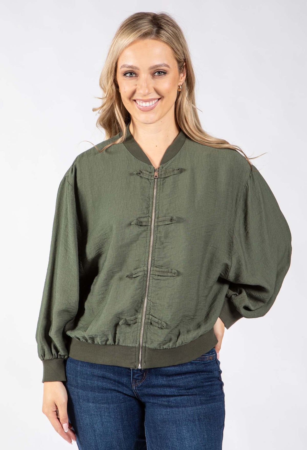 Oriental Style Bomber Jacket