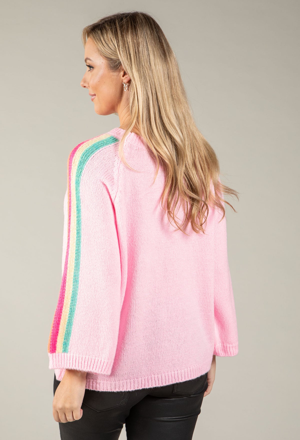Pia Knit Jumper with Stripes