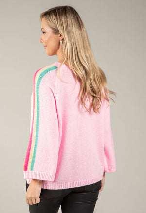 Pia Knit Jumper with Stripes