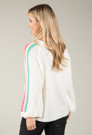 Pia Knit Jumper with Stripes