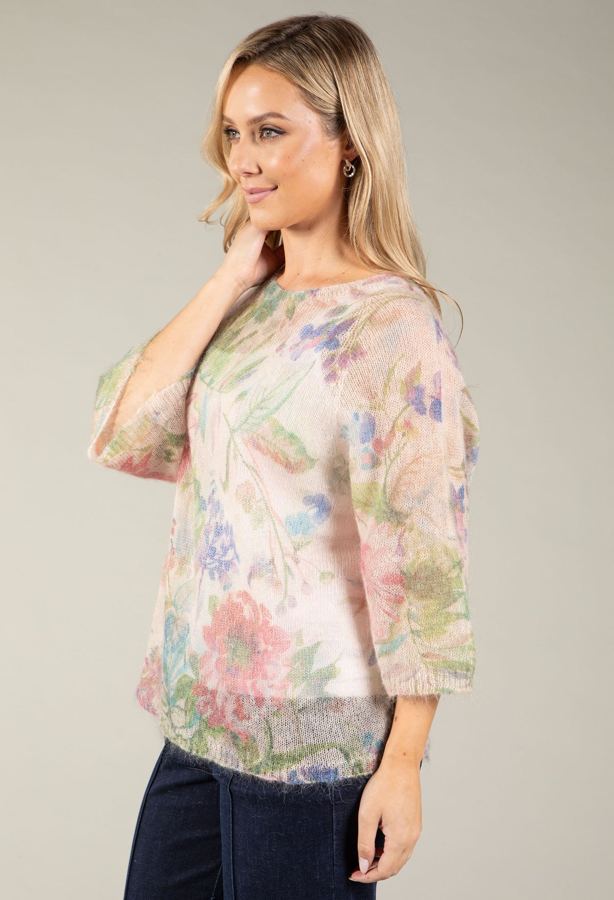 Turin Mohair Fine Knit Top