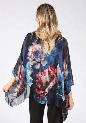 Floral Print Flowy Blouse