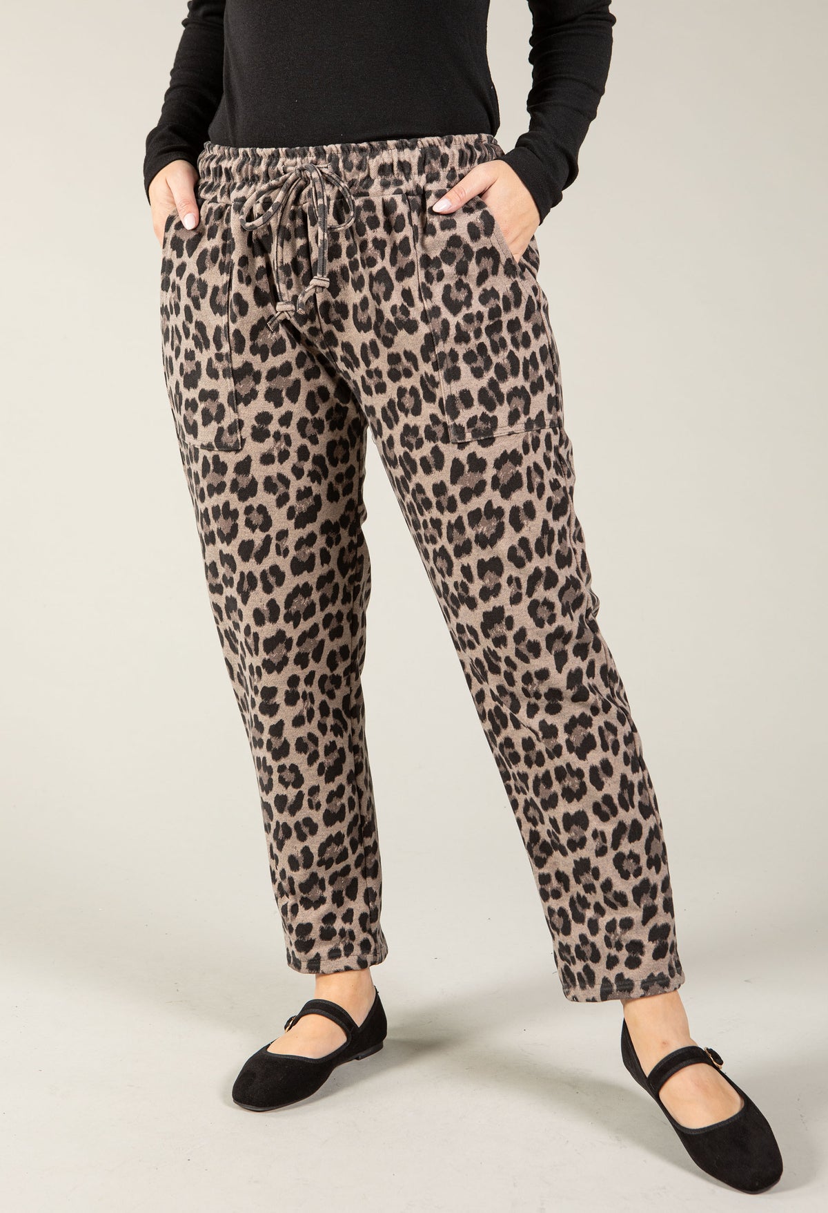 Leopard Print Joggers