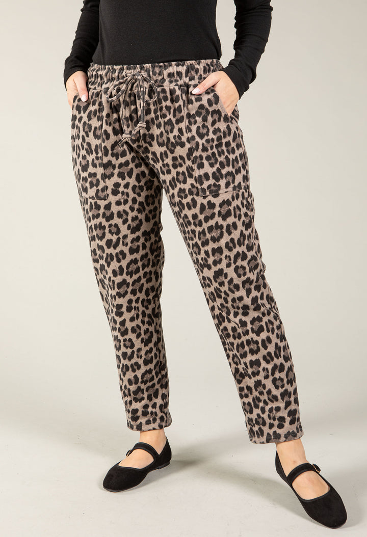 Leopard Print Joggers
