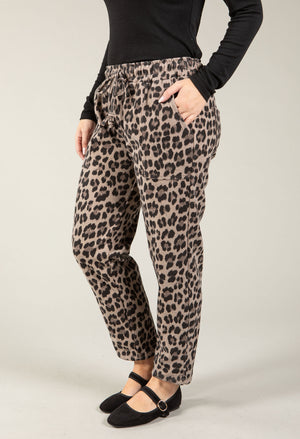 Leopard Print Joggers