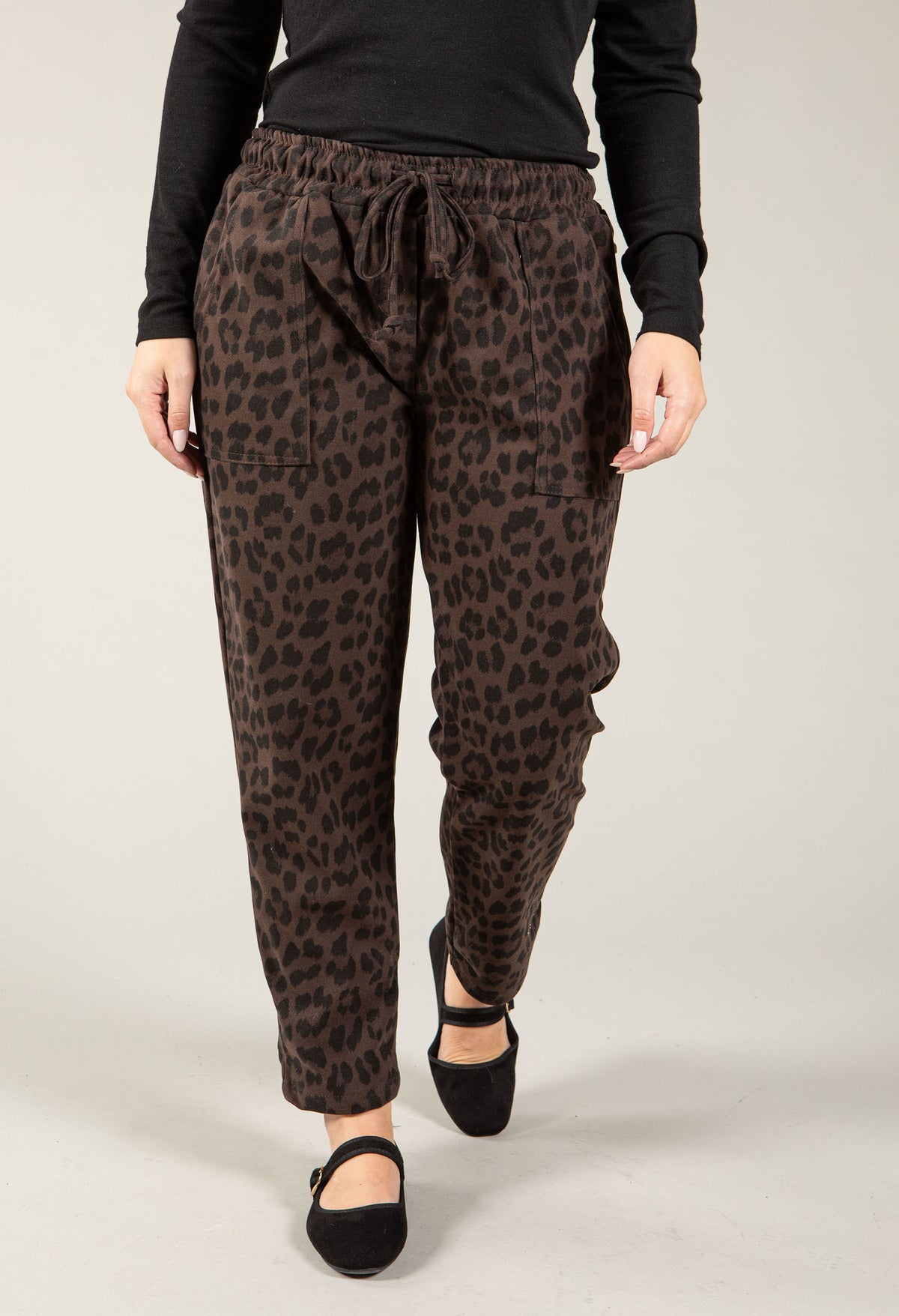 Leopard Print Joggers