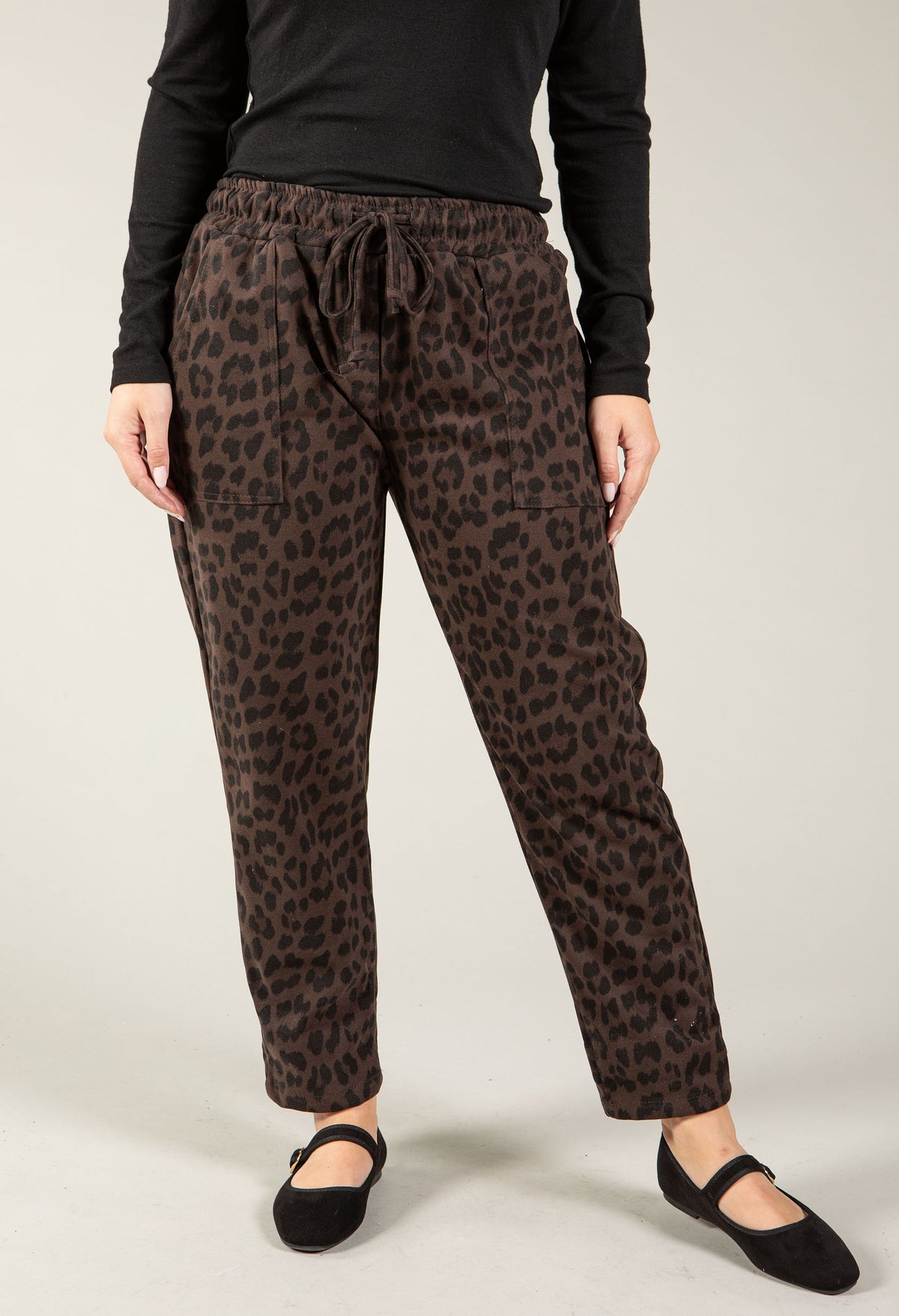 Leopard Print Joggers