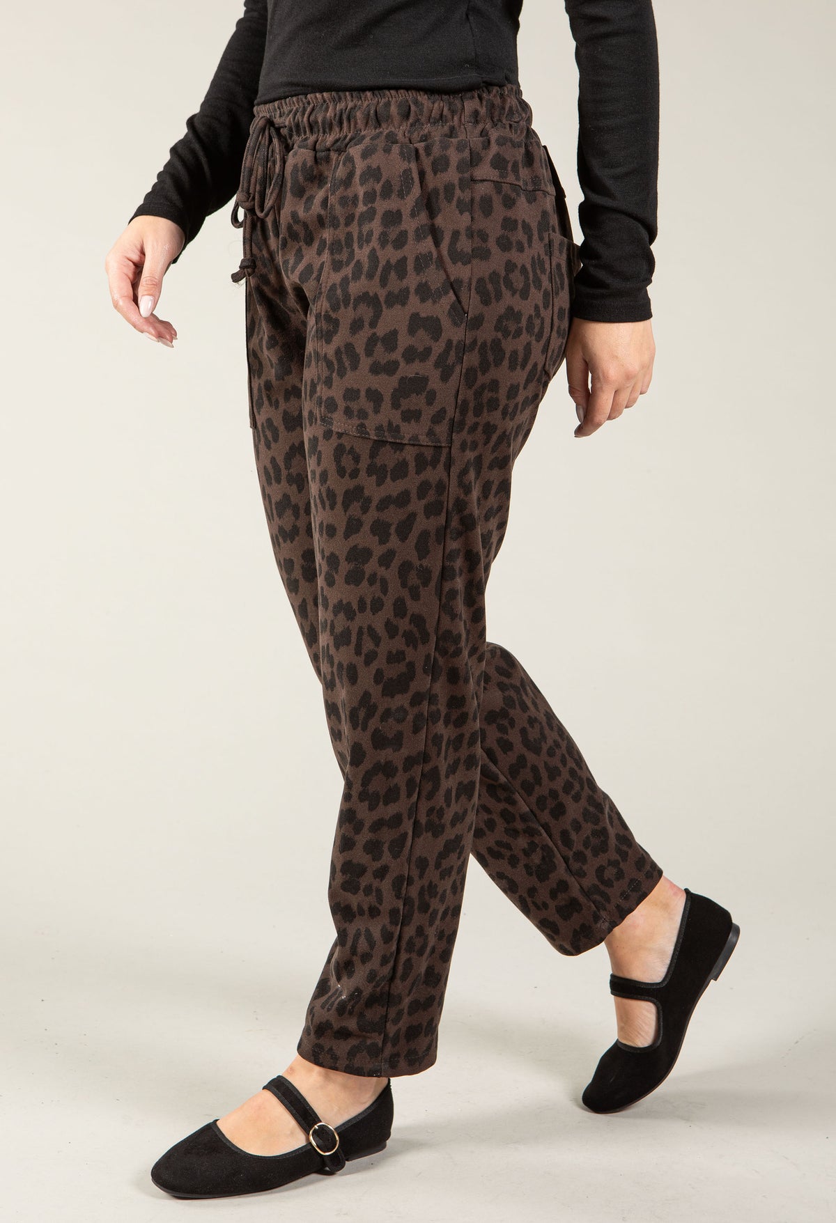 Leopard Print Joggers