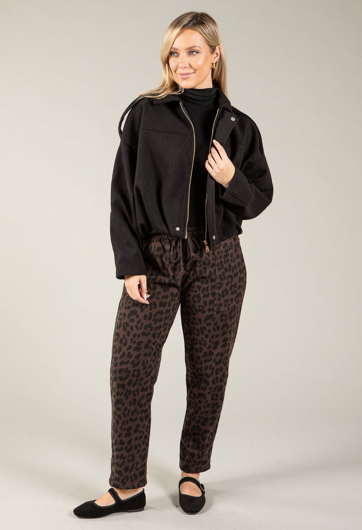 Leopard Print Joggers – Pamela Scott
