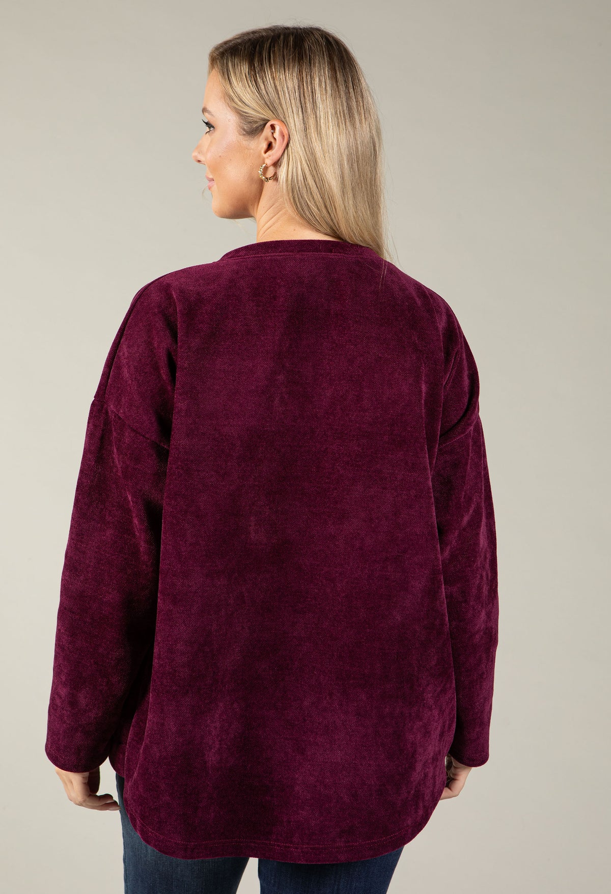 Embroidered Flower Sweatshirt
