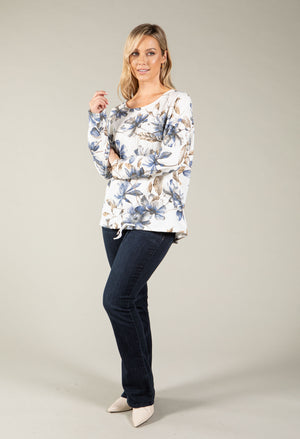 Lou Floral Print Top