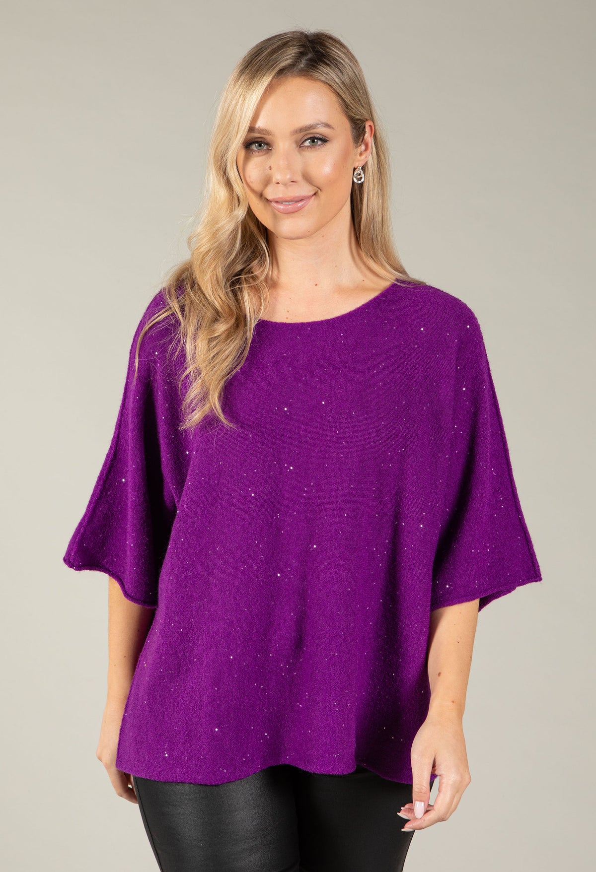 Sparkle Relaxed Knit Jumper