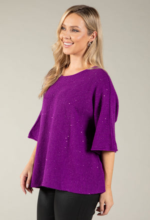 Sparkle Relaxed Knit Jumper