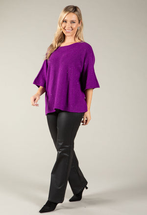 Sparkle Relaxed Knit Jumper