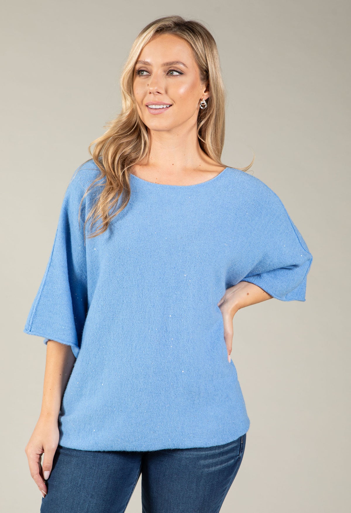 Sparkle Relaxed Knit Jumper