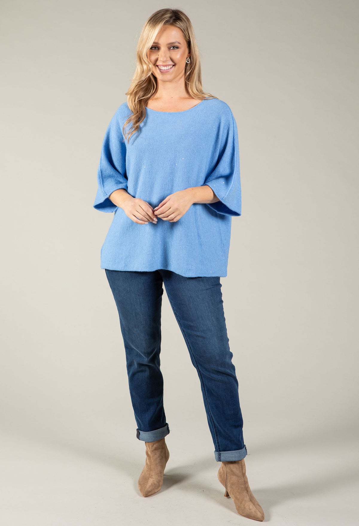 Sparkle Relaxed Knit Jumper