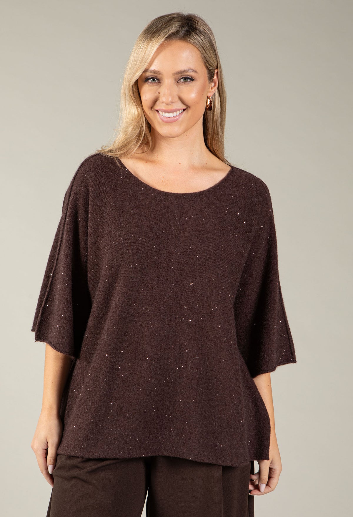 Sparkle Relaxed Knit Jumper