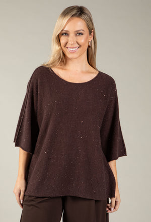 Sparkle Relaxed Knit Jumper