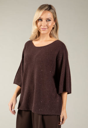 Sparkle Relaxed Knit Jumper