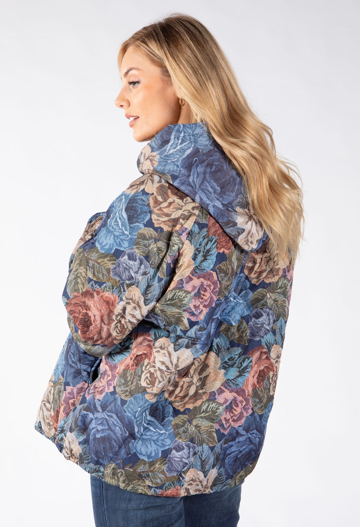 Floral Quilted Coat