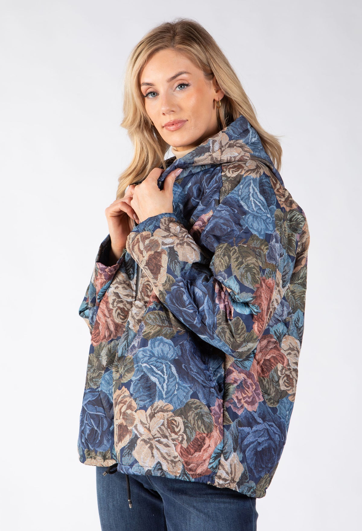 Floral Quilted Coat
