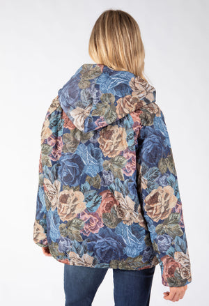 Floral Quilted Coat