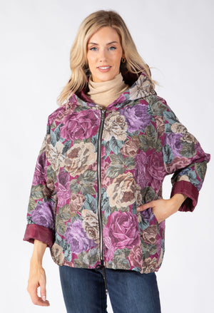 Floral Quilted Coat