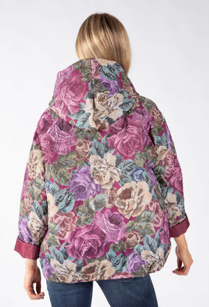 Floral Quilted Coat