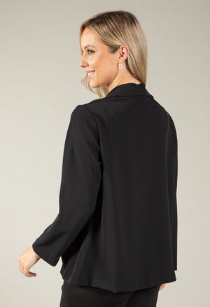 Relaxed Open Front Blazer