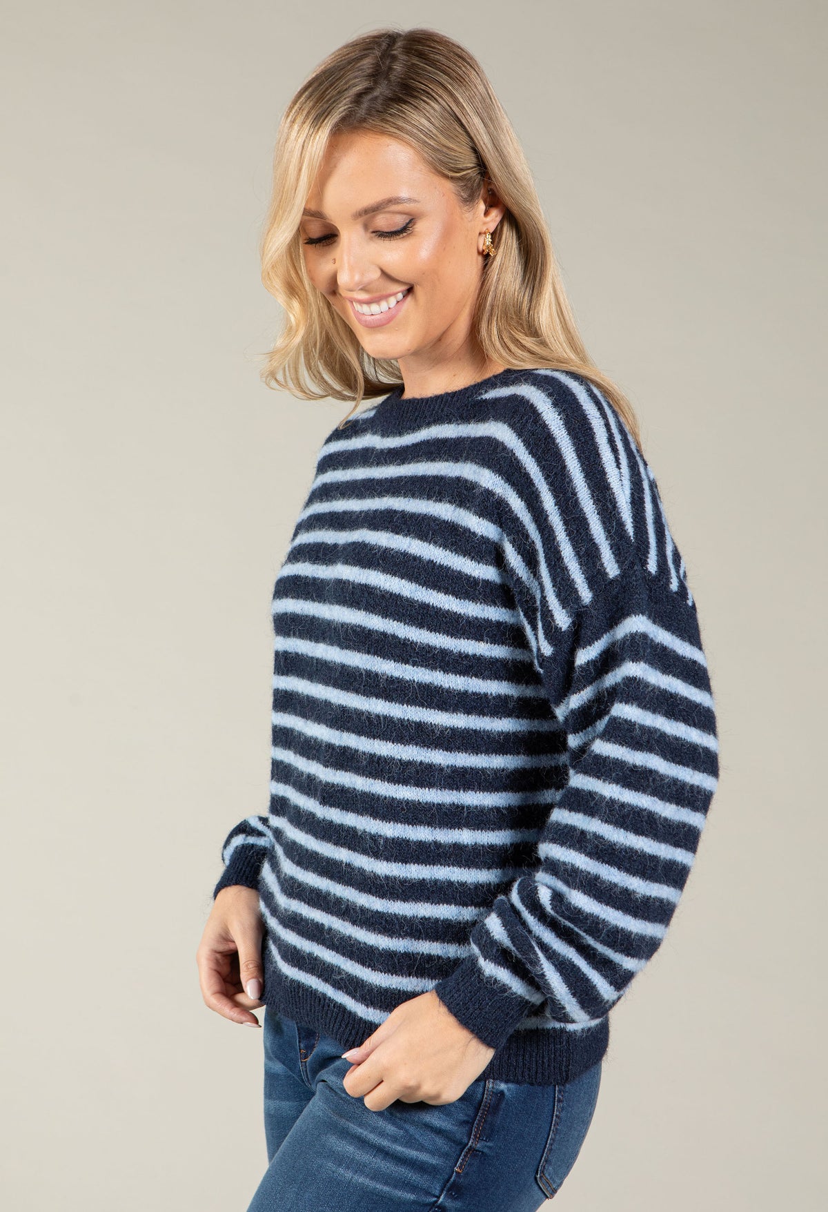 Peggy Striped Knit Jumper