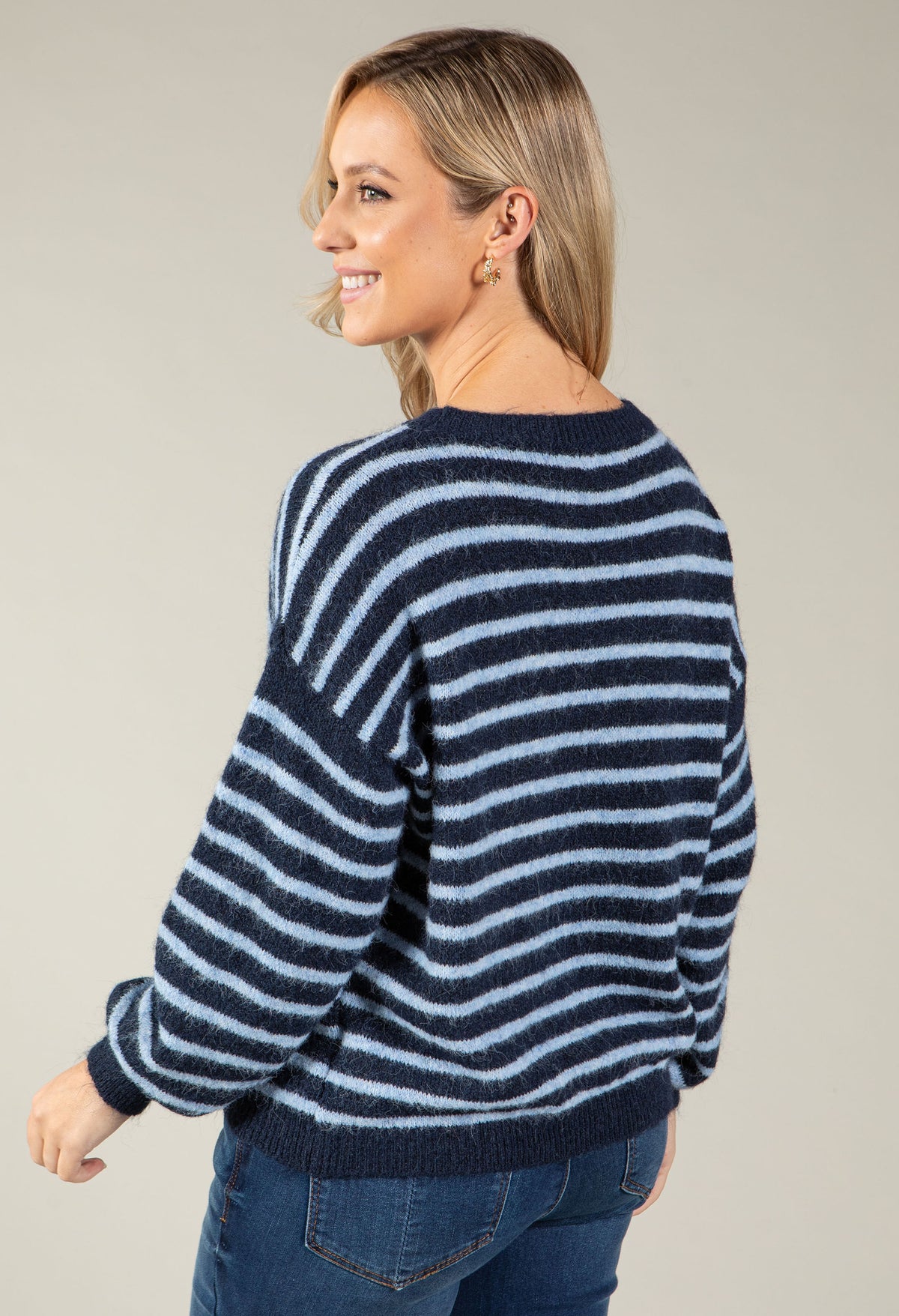 Peggy Striped Knit Jumper