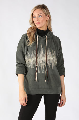 khaki hoodie
