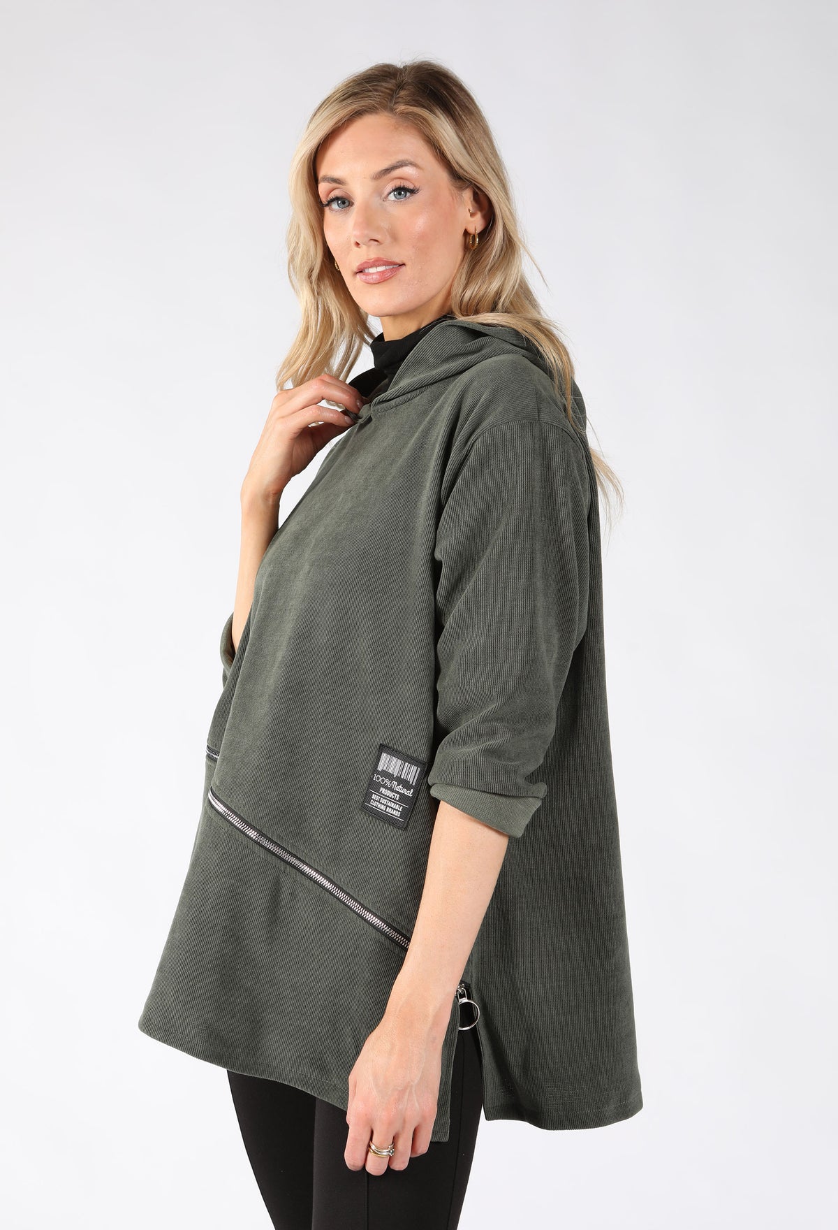 Skye Asymmetric Zip Hoodie