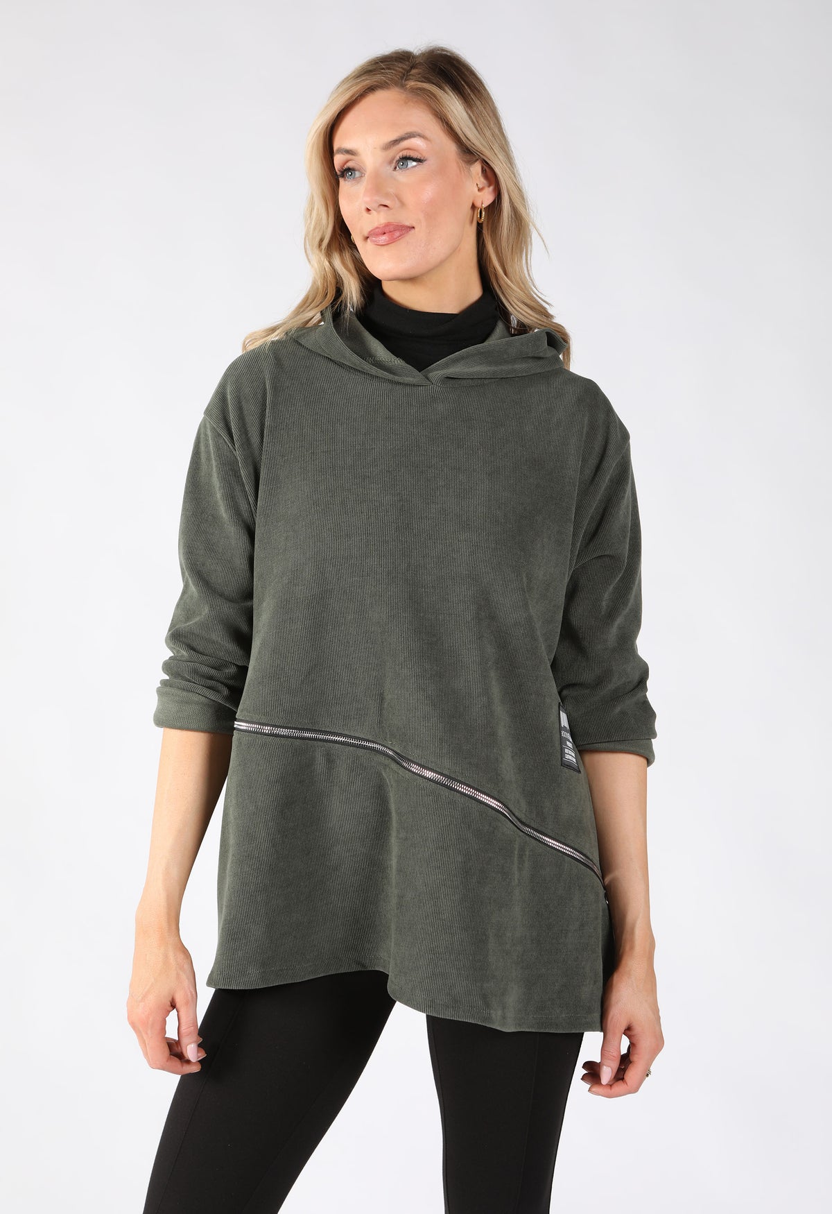 Skye Asymmetric Zip Hoodie