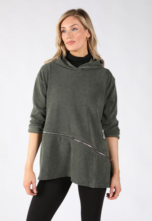 Skye Asymmetric Zip Hoodie