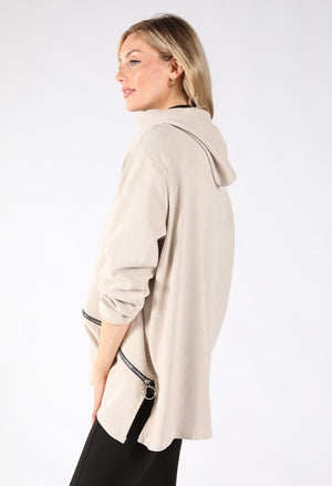 Skye Asymmetric Zip Hoodie