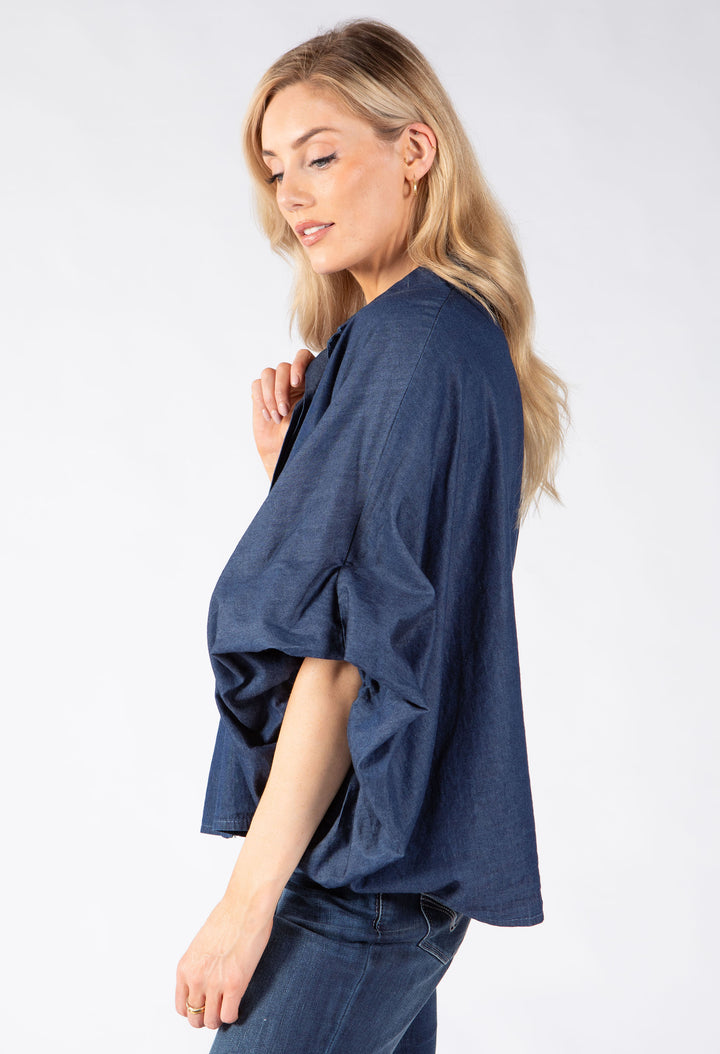 Batwing Denim Shirt