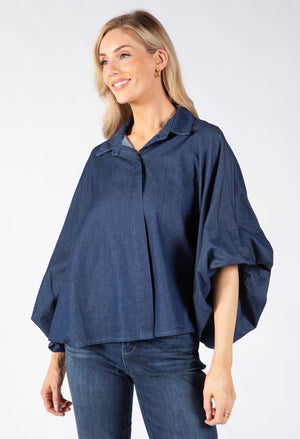 Batwing Denim Shirt