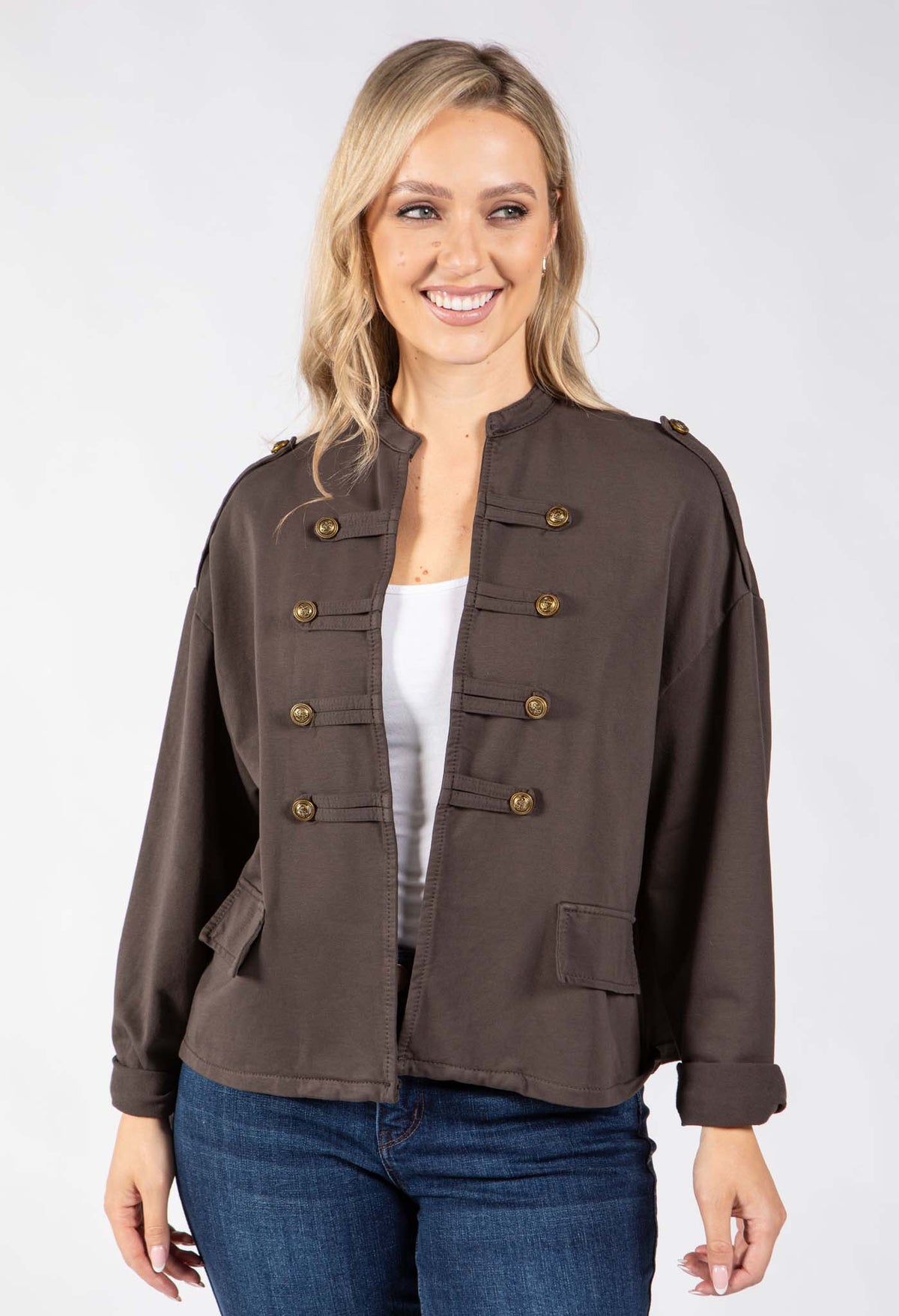 Open Front Napoleon Jacket