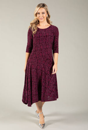 Cleo Asymmetrical Midi Dress