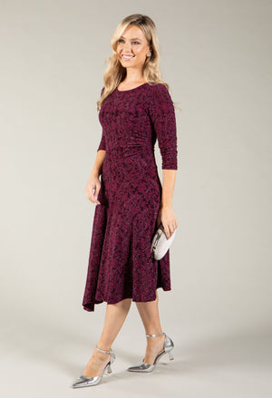 Cleo Asymmetrical Midi Dress