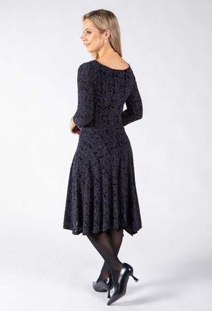 Cleo Asymmetrical Midi Dress