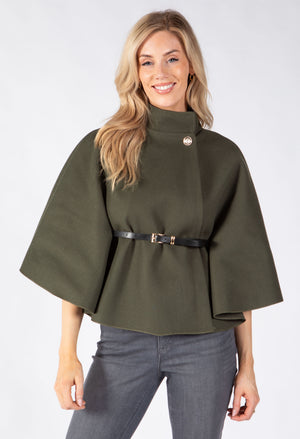Belted Cape, view 2 – Pamela Scott
