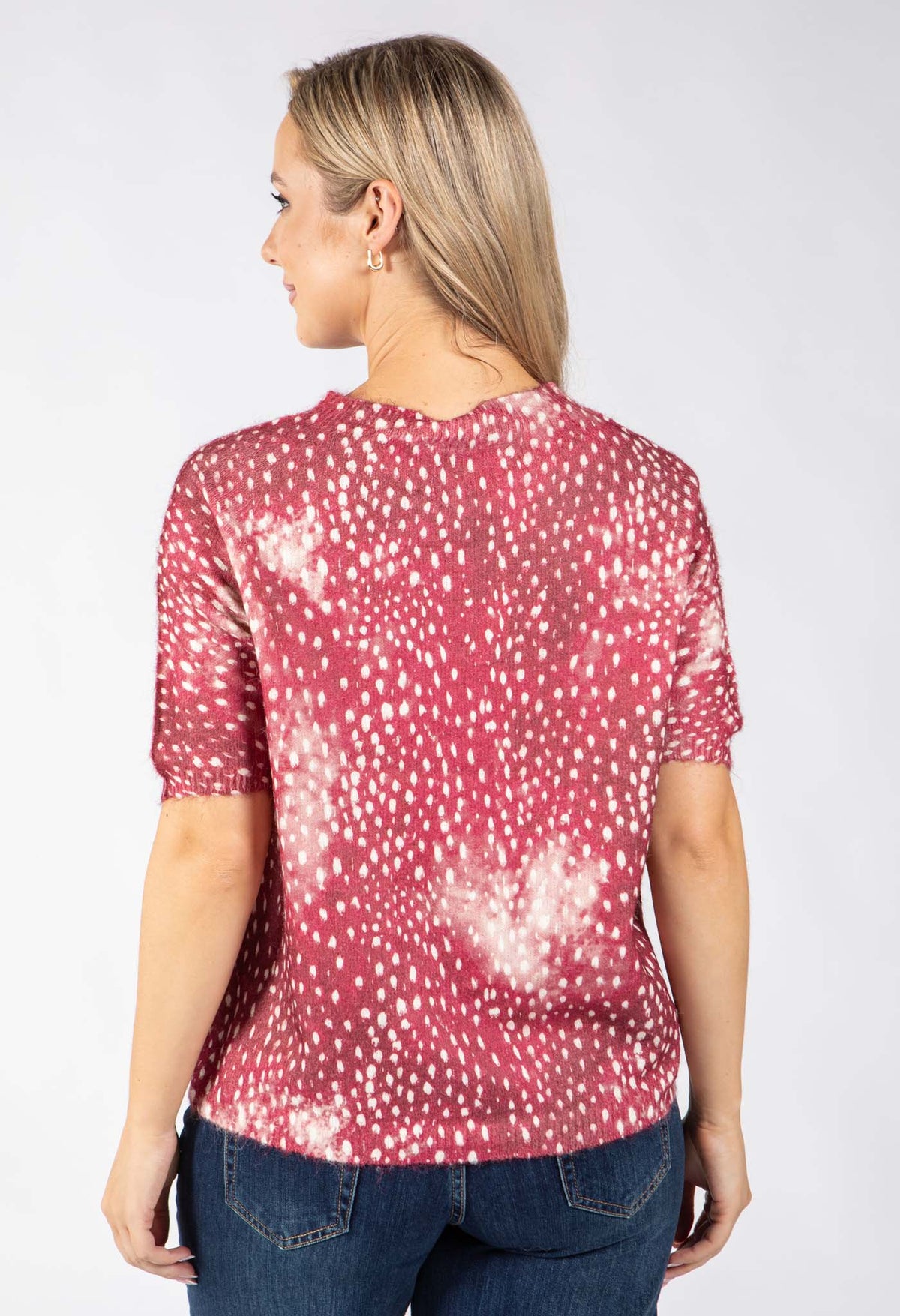 Bambi Print Knit Jumper