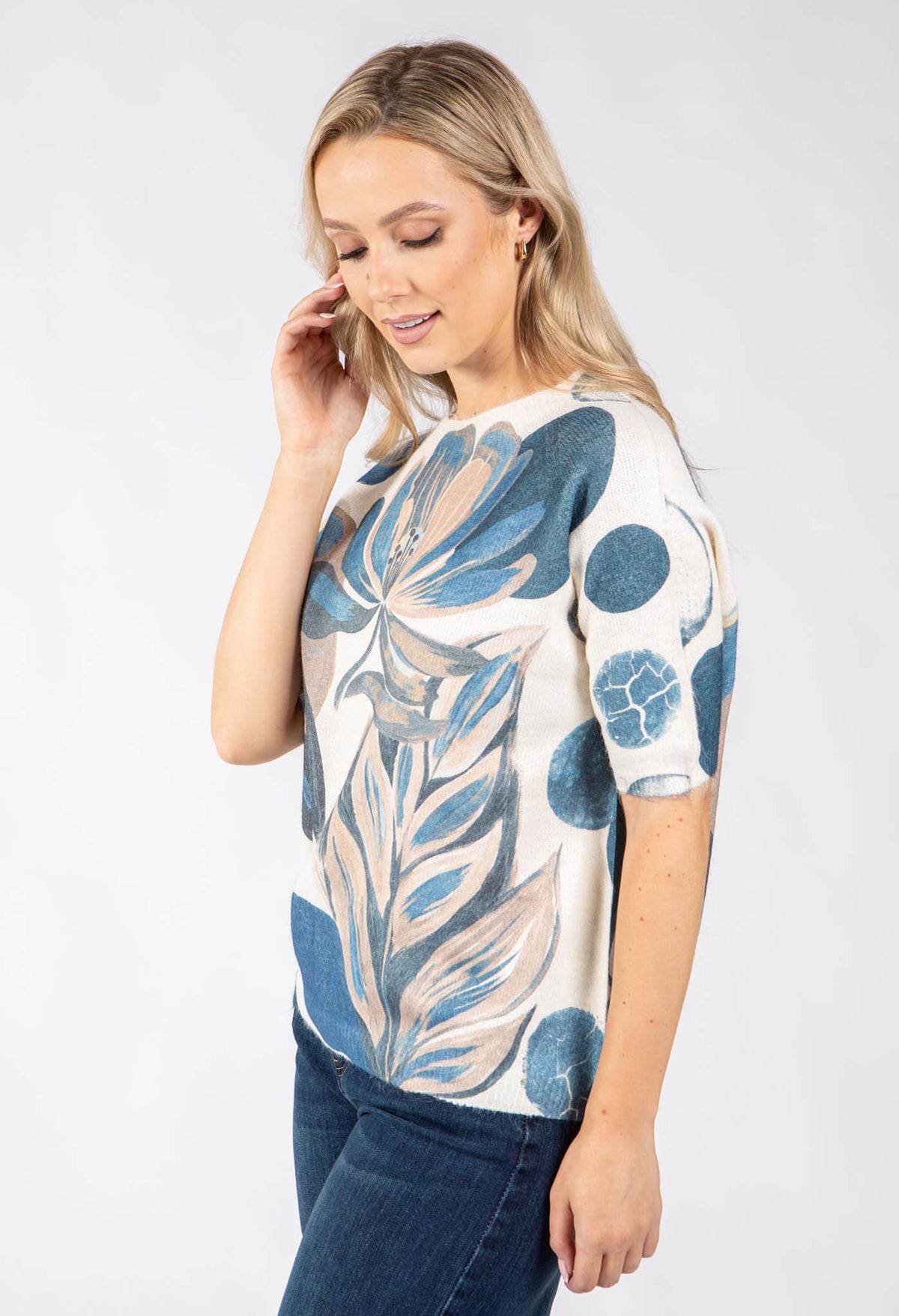 Printed Knit Jumper