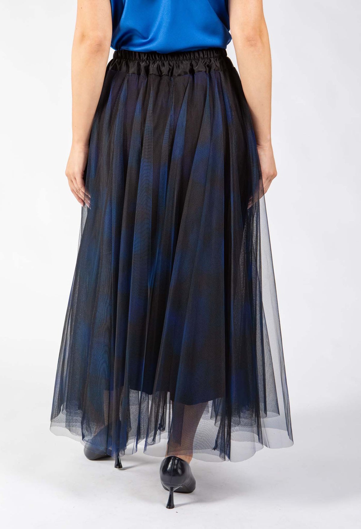 Watercolour Design Tulle Skirt