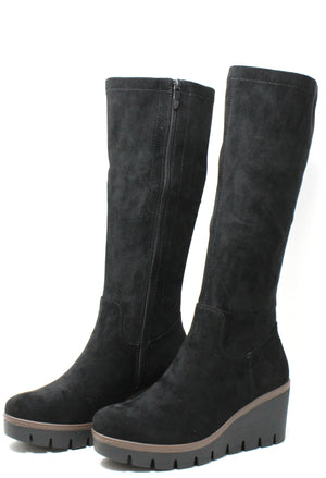 Becky Knee High Wedge Boot